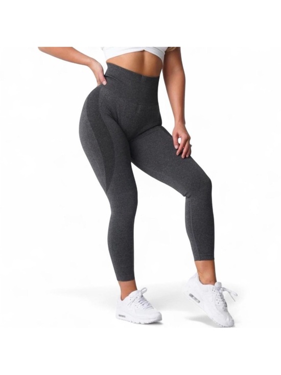 NVGTN Pants - NVGTN Black Speckled Contour Seamless Leggings